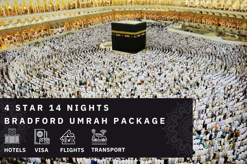 14 Nights 4 Star Bradford Umrah Package